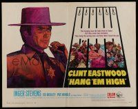6y204 HANG 'EM HIGH 1/2sh '68 Clint Eastwood, they hung the wrong man & didn't finish the job!