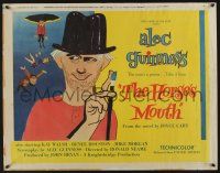 6y218 HORSE'S MOUTH 1/2sh '59 great artwork of Alec Guinness, the man's a genius!