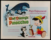 6y316 PINOCCHIO 1/2sh R78 Disney classic fantasy cartoon about a wooden boy who wants to be real!