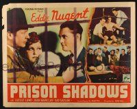 6y319 PRISON SHADOWS 1/2sh '36 Eddie Nugent, Joan Barclay, cool boxing images!