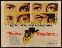 6y384 TENSION AT TABLE ROCK style A 1/2sh '56 Richard Egan, Dorothy Malone, Cameron Mitchell!