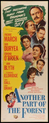 6y433 ANOTHER PART OF THE FOREST insert '48 Fredric March, Ann Blyth, from Lillian Hellman's play!