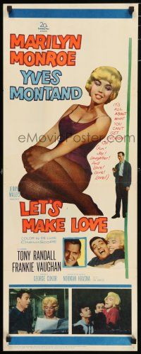6y633 LET'S MAKE LOVE insert '60 images of super sexy Marilyn Monroe & Yves Montand!