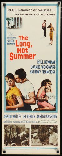 6y638 LONG, HOT SUMMER insert '58 Paul Newman, Joanne Woodward, Faulkner, directed by Martin Ritt!