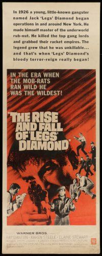 6y722 RISE & FALL OF LEGS DIAMOND insert '60 gangster Ray Danton, directed by Budd Boetticher!