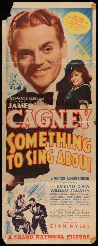 6y749 SOMETHING TO SING ABOUT insert '37 song & dance man, a James Cagney you've never seen!