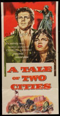 6y773 TALE OF TWO CITIES insert '58 great art of Dirk Bogarde on his way to execution!