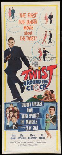 6y810 TWIST AROUND THE CLOCK insert '62 Chubby Checker in the first full-length Twist movie!