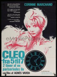 6z403 CLEO FROM 5 TO 7 Danish '62 Agnes Varda's classic Cleo de 5 a 7, Corinne Marchand