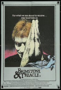 6z003 BRIMSTONE & TREACLE English special '82 Richard Loncraine directed thriller, art of Sting!
