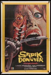 6z177 PUMPKINHEAD Turkish '87 directed by Stan Winston, Lance Henriksen, different horror art!