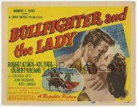 7a168 BULLFIGHTER & THE LADY TC '51 Budd Boetticher, art of matador Robert Stack kissing Joy Page!