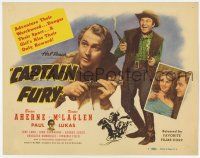 7a183 CAPTAIN FURY TC R46 Brian Aherne & Victor McLaglen in Australia, directed by Hal Roach!