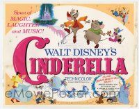 7a205 CINDERELLA TC R73 Walt Disney classic romantic musical fantasy cartoon!