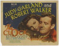7a210 CLOCK TC '45 romantic close up of Judy Garland & Robert Walker, Vincent Minelli classic!