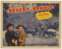 7a268 DESERT BANDIT TC '41 great image of Texas Ranger Don Red Barry with William Haade!