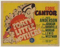 7a376 FORTY LITTLE MOTHERS TC '40 signed art of Eddie Cantor by Al Hirschfeld, Busby Berkeley!