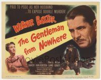 7a400 GENTLEMAN FROM NOWHERE TC '48 Warner Baxter is paid to pose as Fay Baker's husband!