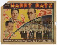 7a457 HAPPY DAYS TC '30 all star all talking musical romance with 100 entertainers!