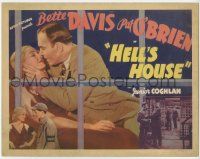7a473 HELL'S HOUSE TC R30s Bette Davis top billed in movie she had a minor role in!