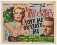 7a567 LOVE ME OR LEAVE ME TC '55 sexy Doris Day as famed Ruth Etting, James Cagney as The Gimp!