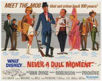 7a598 NEVER A DULL MOMENT TC '68 Disney, Dick Van Dyke, Edward G. Robinson, Dorothy Provine!