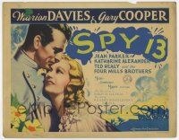 7a623 OPERATOR 13 TC '34 romantic close up of Gary Cooper & pretty Marion Davies, Spy 13!
