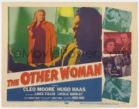 7a624 OTHER WOMAN TC '54 great images of Hugo Haas & sexy bad girl Cleo Moore, film noir!