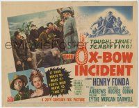 7a626 OX-BOW INCIDENT TC '43 Henry Fonda, directed by William Wellman, it took nerve to make it!