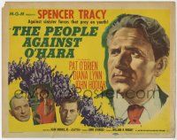 7a632 PEOPLE AGAINST O'HARA TC '51 Spencer Tracy against sinister forces that prey on youth!