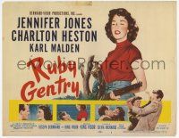 7a671 RUBY GENTRY TC '53 sleazy bad girl Jennifer Jones, Charlton Heston, directed by King Vidor!