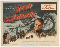 7a681 SCOTT OF THE ANTARCTIC TC '49 John Mills in South Pole expedition, the noblest adventure!