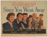 7a694 SINCE YOU WENT AWAY TC '44 Joseph Cotten, Claudette Colbert!, Jennifer Jones, Shirley Temple