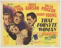7a746 THAT FORSYTE WOMAN TC '49 art of Greer Garson, Walter Pidgeon, Robert Young & Janet Leigh!