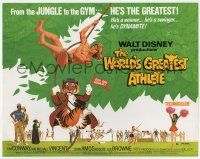 7a838 WORLD'S GREATEST ATHLETE TC '73 Walt Disney, Jan-Michael Vincent goes from jungle to gym!