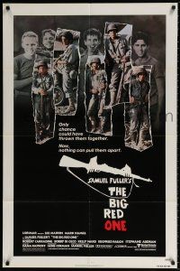 7b100 BIG RED ONE 1sh '80 directed by Samuel Fuller, Lee Marvin, Mark Hamill in WWII!