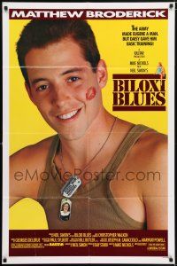 7b104 BILOXI BLUES DS 1sh '88 military soldier Matthew Broderick, written by Neil Simon!
