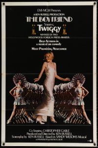 7b128 BOY FRIEND int'l trophy style 1sh '71 sexy Twiggy, musical directed by Ken Russell!