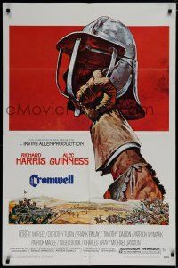 7b186 CROMWELL 1sh '70 art of Richard Harris & Alec Guinness by Brian Bysouth!