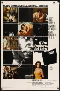 7b393 IF HE HOLLERS LET HIM GO 1sh '68 Charles Martin directed, Dana Wynter & Kevin McCarthy!