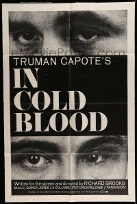7b396 IN COLD BLOOD 1sh '68 Richard Brooks directed, Robert Blake, Scott Wilson, Truman Capote!