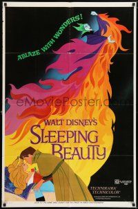 7b821 SLEEPING BEAUTY style A 1sh R70 Walt Disney cartoon fairy tale fantasy classic!