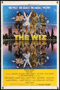7b982 WIZ 1sh '78 Diana Ross, Michael Jackson, Richard Pryor, Wizard of Oz!
