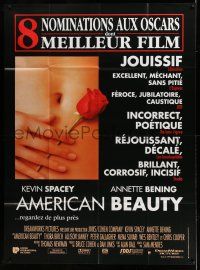 7c728 AMERICAN BEAUTY French 1p '99 Sam Mendes, nominated for 8 Academy Awards, sexy image!