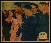 7c028 FLEET'S IN jumbo LC '28 sexy redheaded Clara Bow chooses Jack Oakie over the other sailors!