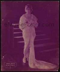 7c039 LADY IN ERMINE jumbo LC '27 Corrine Griffith at climax of movie clad only in huge fur coat!