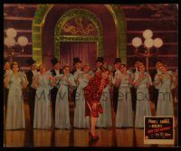 7c050 ON THE AVENUE jumbo LC '37 great image of Alice Faye in Irving Berlin musical production!