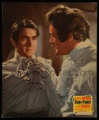 7c056 SON OF FURY jumbo LC '42 c/u of Tyrone Power in tense confrontation with George Sanders!