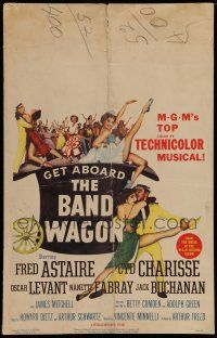 7c097 BAND WAGON WC '53 great image of Fred Astaire & sexy Cyd Charisse showing her legs!