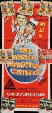7d050 LOT OF 15 AUSTRALIAN DAYBILLS '50s-70s Abbott & Costello, Greer Garson, Barbra Streisand!